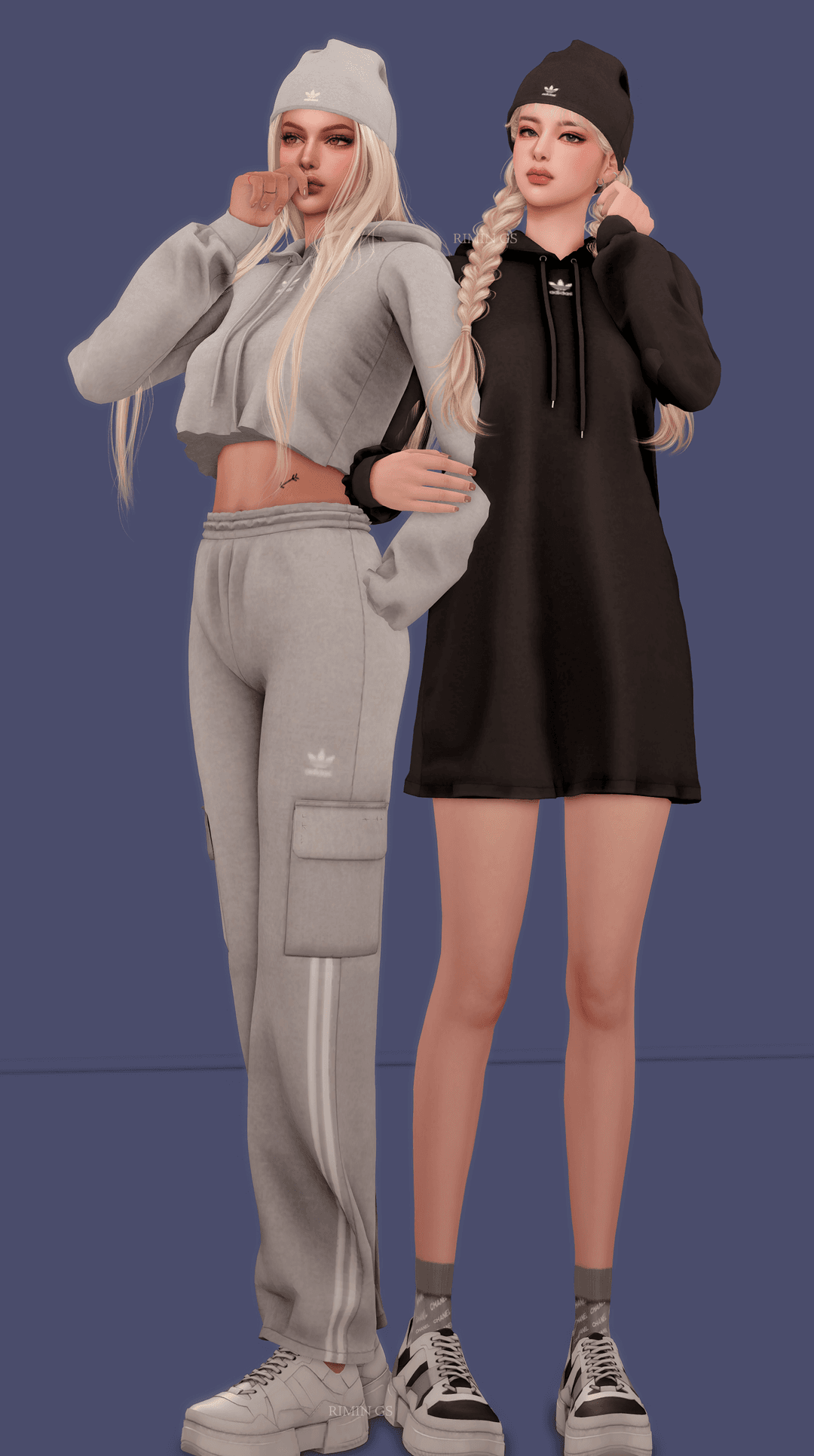 Галерея мода Спортивный костюм и платье AD Sweatsuit Set #2